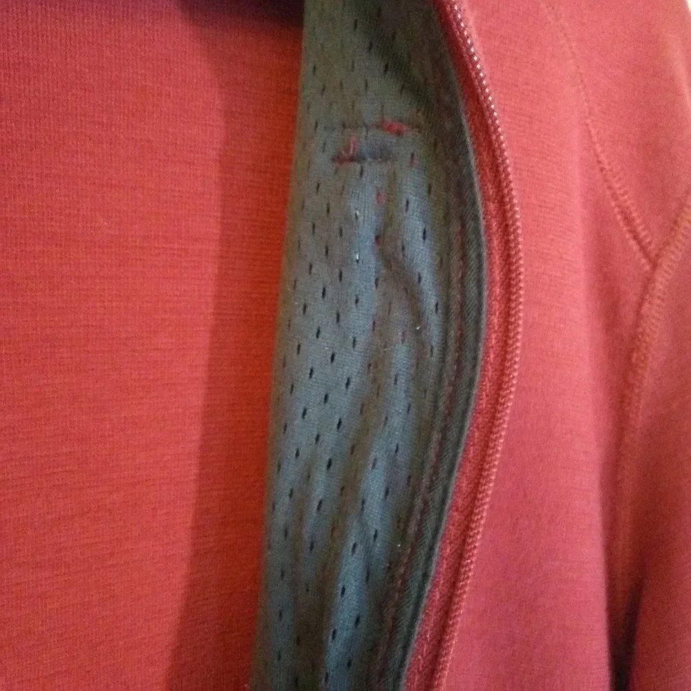 ibex Full Zip Up 100% Merino Wool Sweater Jacket Men's M_8